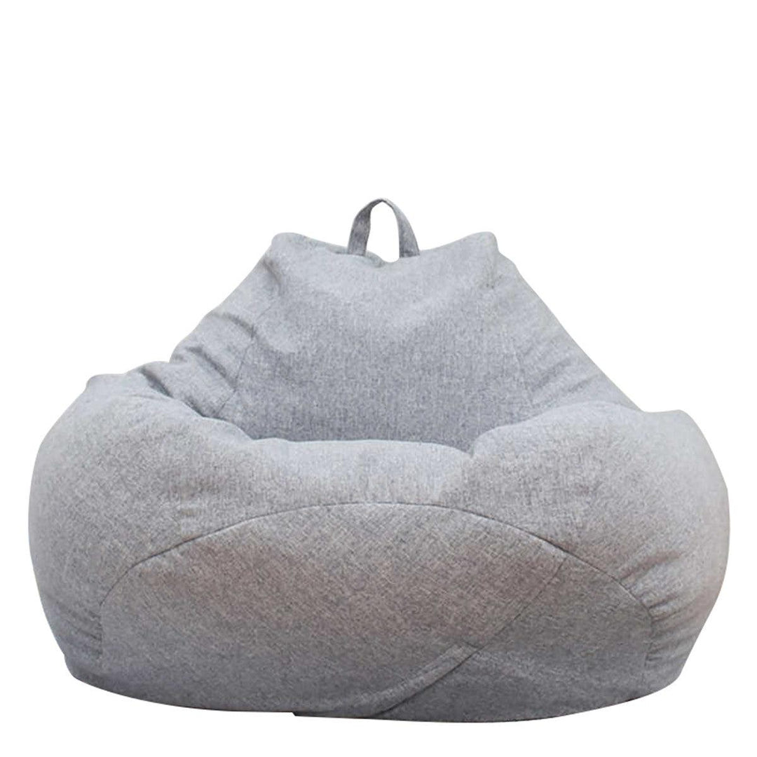 2 Sizes Large Bean Bag Chair Couch Sofa Covers Indoor Lazy Lounger For Adults Baby Seats Protector