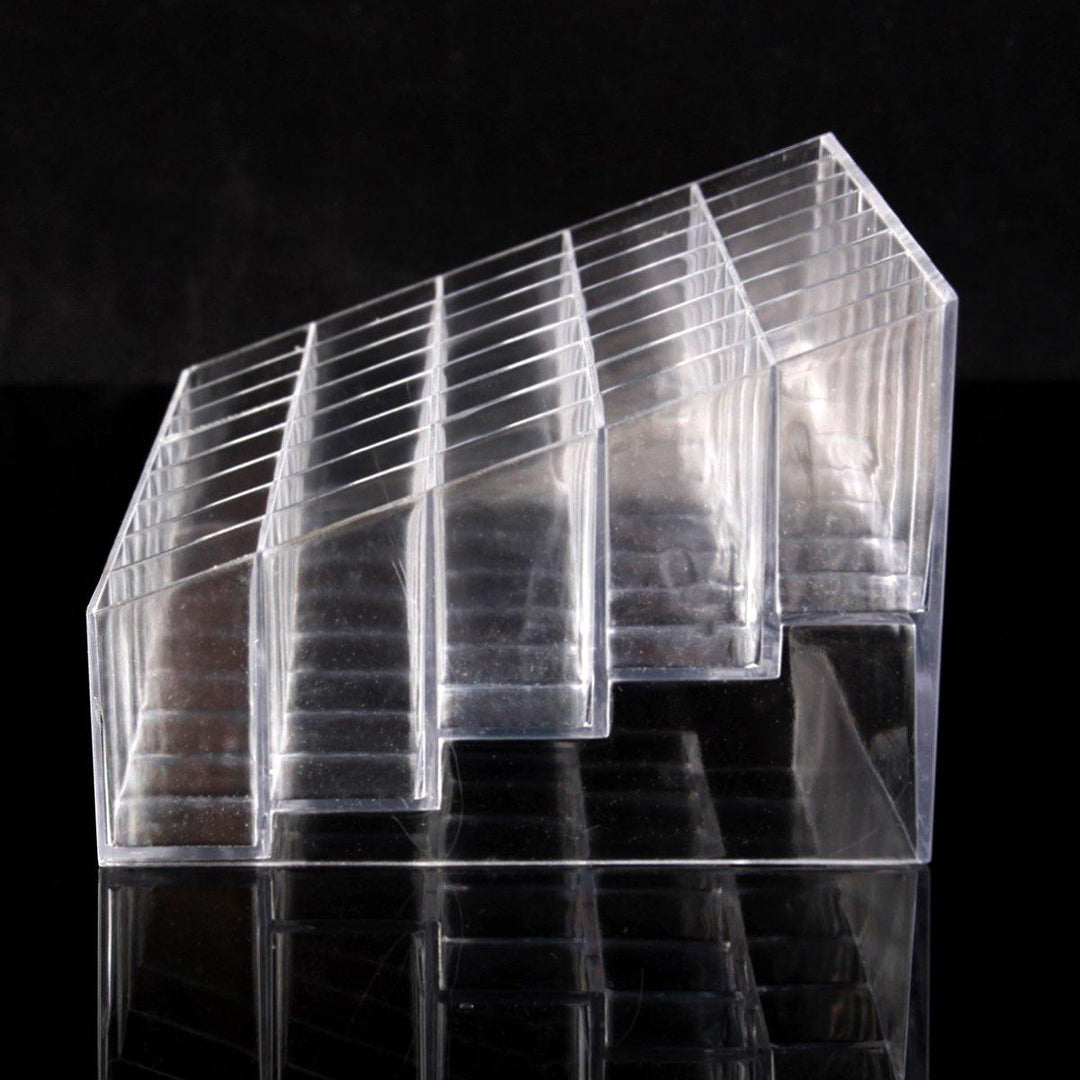 40 Clear Acrylic Lipstick Holder Stand Display Cosmetic Makeup Case Acrylic Cosmetic Organizer