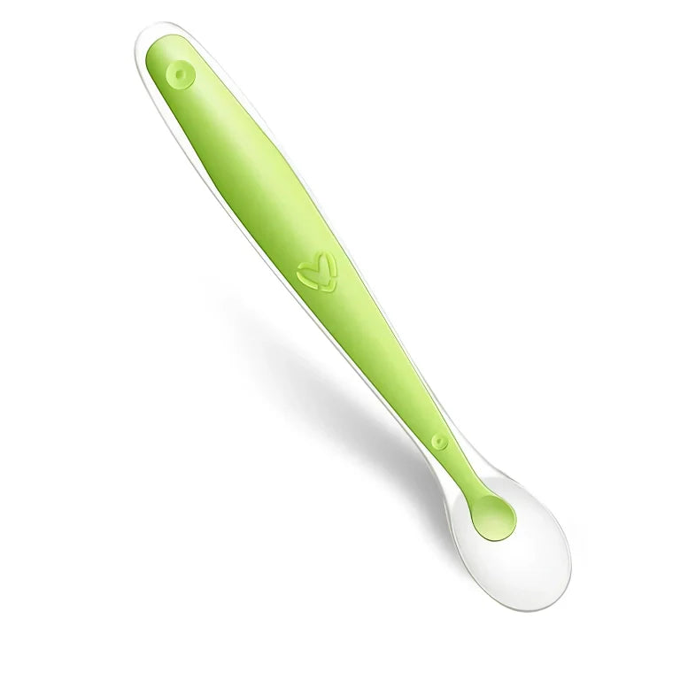 Baby Silicone Soft Spoon - Temperature Sensing Feeding Spoons for Infants & Kids