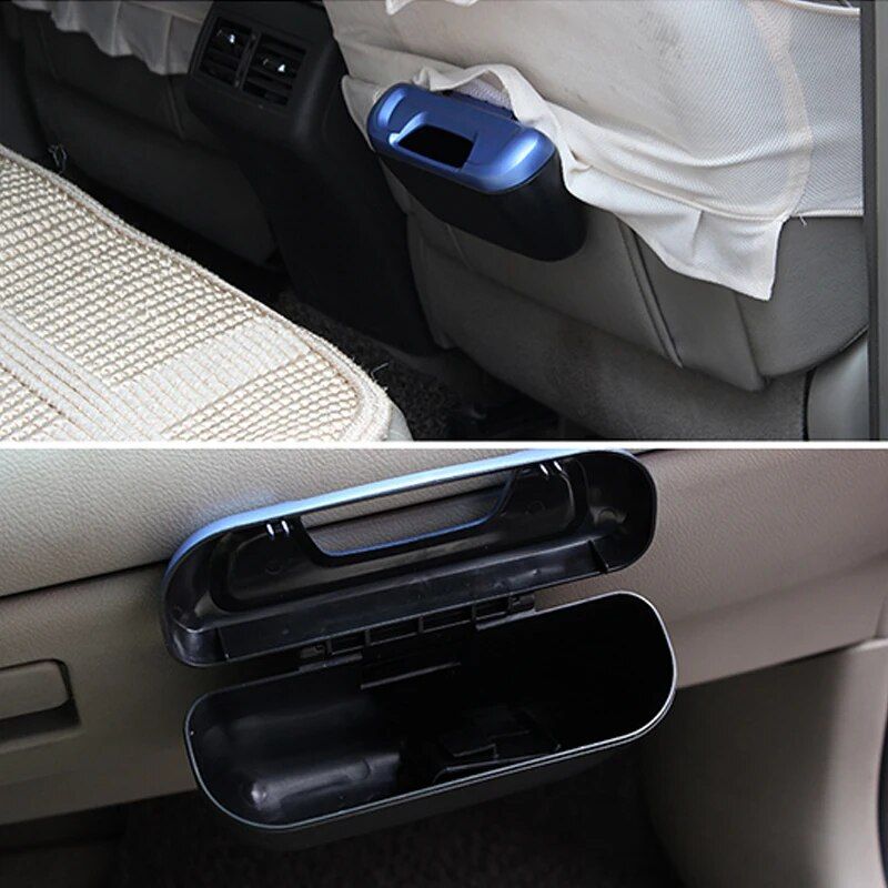 Universal Car Side Door Storage Trash Bin with Rolling Cover