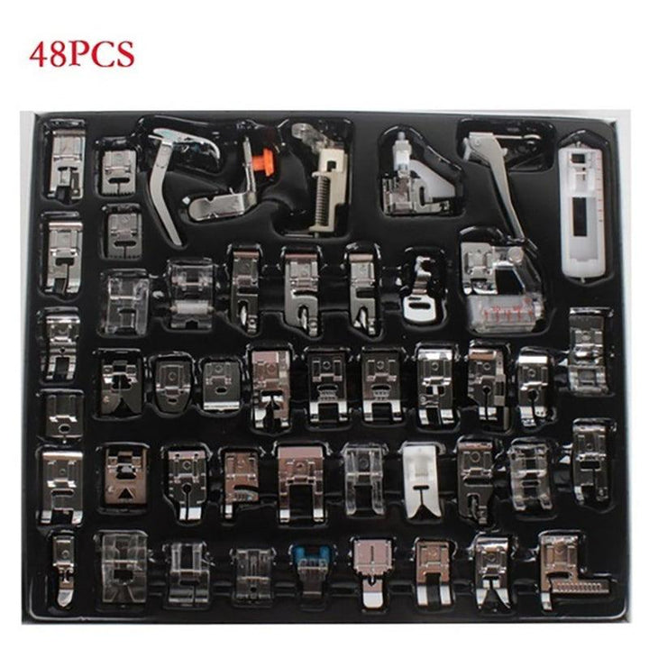 32/48pcs Sewing Machine Supplies Presser Feet For Sewing Machines Feet Kit - MRSLM