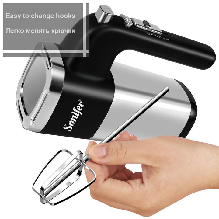 5 Speeds 500W High Power Electric Food Mixer Hand Blender Dough Blender Egg Beater Hand Mixer For Kitchen 220V