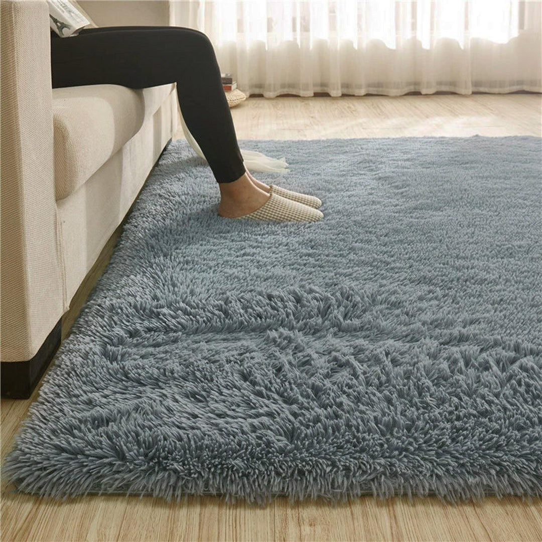 160x230cm Modern Soft Fluffy Floor Rug Anti-skid Shag Shaggy Area Rug Home Bedroom Dining Room Carpet Child Play Mat Yoga Mat