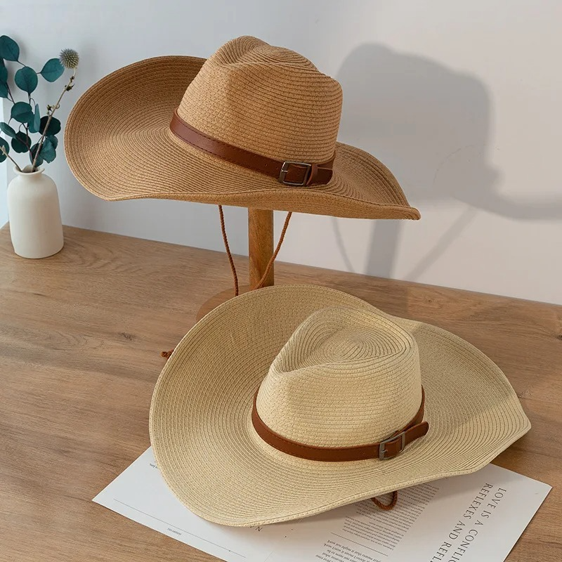 Stylish Natural Paper Western Cowboy Hat