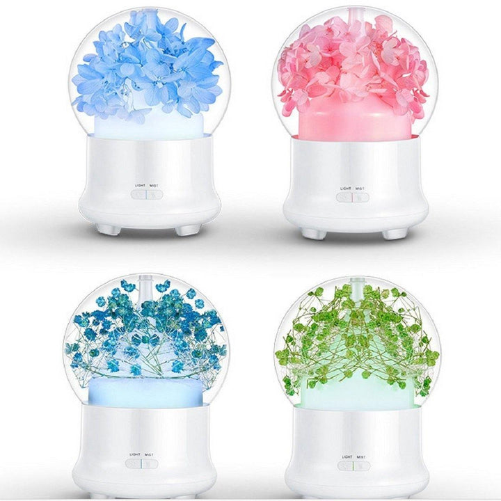 4 Colors Immortal Flower Mini Aroma Humidifier