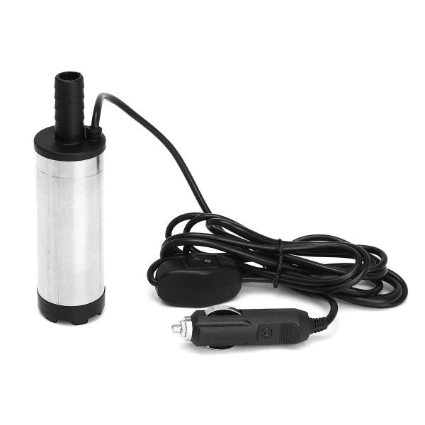 12V 38mm Electric Submersible Water Pump Oil Fuel Pump Cigarette Plug 8700r/min - MRSLM