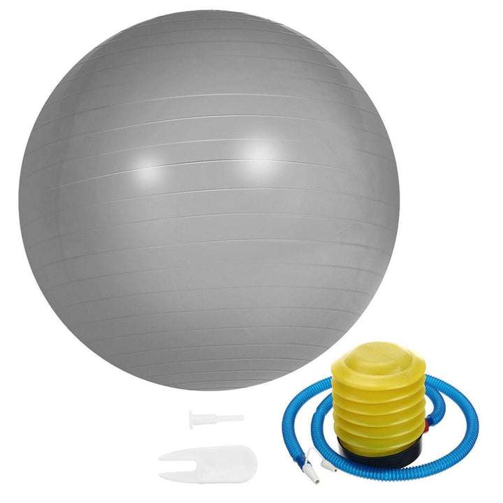 85CM Exercise Gym Yoga Ball Fitness PregnancyBirthing Anti Burst + Pump