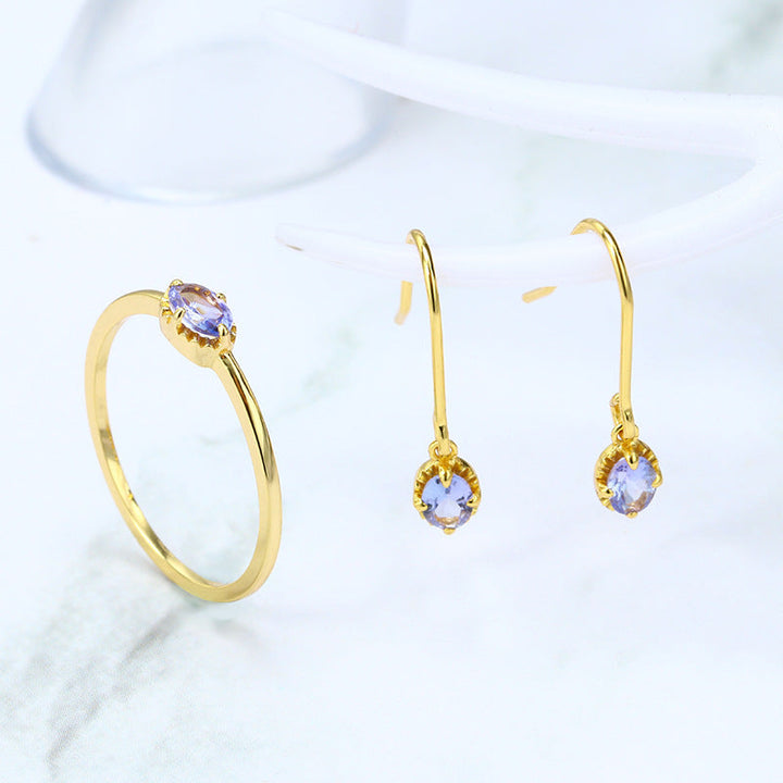 New Natural Tanzanite Earrings