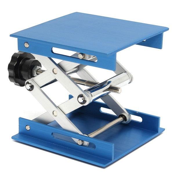 4inch Aluminum Lifting Platforms Stand Rack Scissor Lab-Lifting Oxide Lab Jack Stand Scissor Utility Tools 30KG Max Load