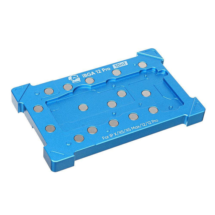 Mechanical Ibga 10 in 1 Position Motherboard BGA Reballing Stencil Tin Planting Platform for Iphoone x / xs / xsmax / 11Pro / 12 pro max