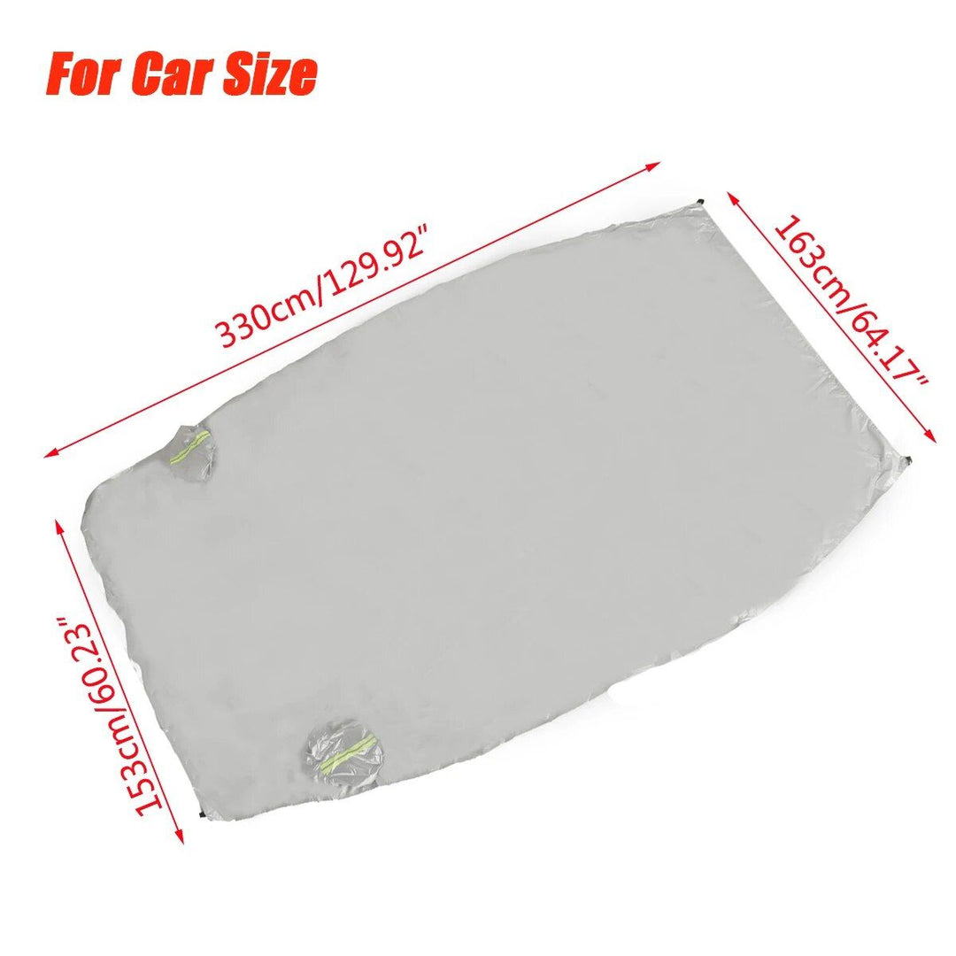 Universal Half Car Cover - Waterproof, UV & Dust Resistant Vehicle Protector