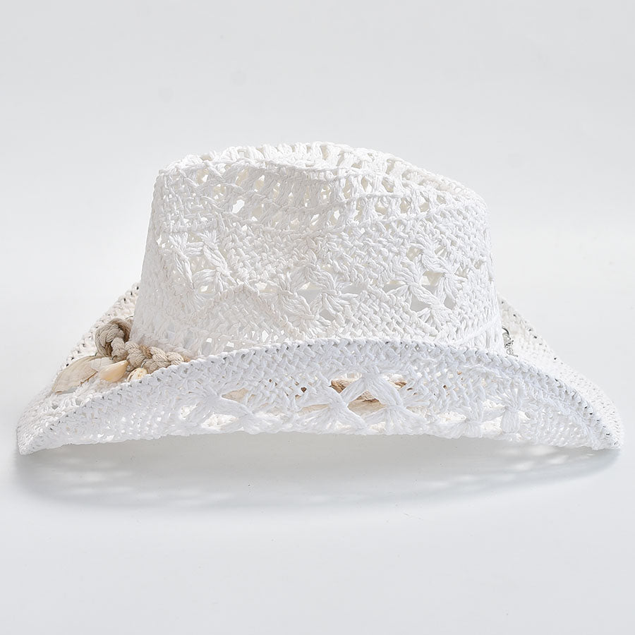 Summer Hand Woven Straw Hat for Women