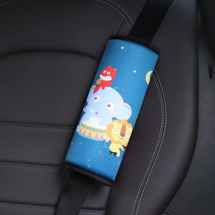 Kid's Comfort Car Seatbelt Protector with Cartoon Design