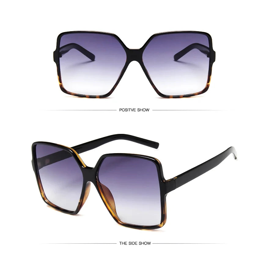 Unisex Oversized Square Sunglasses