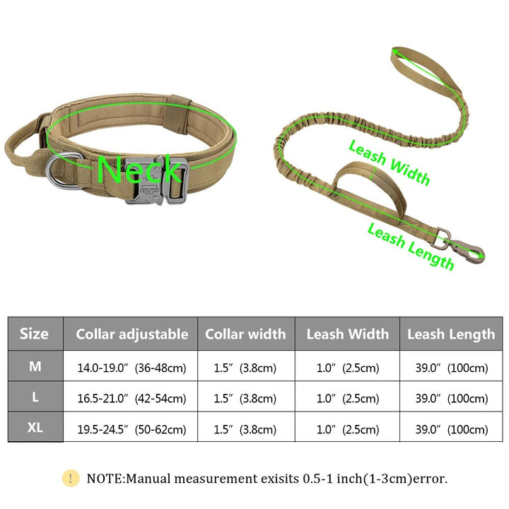 Durable Tactical Dog Harness for Medium and Large Dogs - Waterproof Nylon, Molle-Ready, No-Pull Design