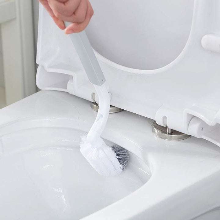 Smart and Efficient Toilet Brush and Trash Can Set - Simplify Your Bathroom Cleaning