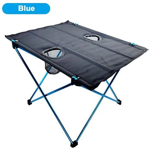 Ultra-Light Folding Outdoor Picnic Table Set with Aluminum Alloy Frame