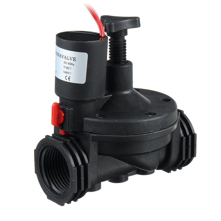 3/4 Inch  AC 12/24V Industrial Water Irrigation Valve 24V AC Solenoid Valves Garden Controller