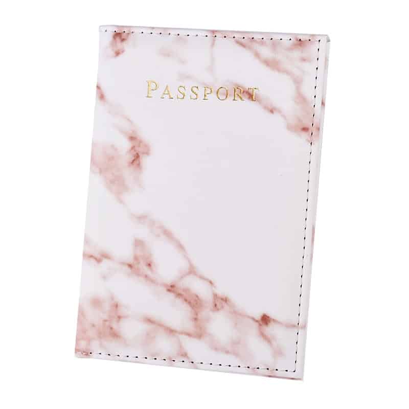 Faux Leather Passport Cover for Men