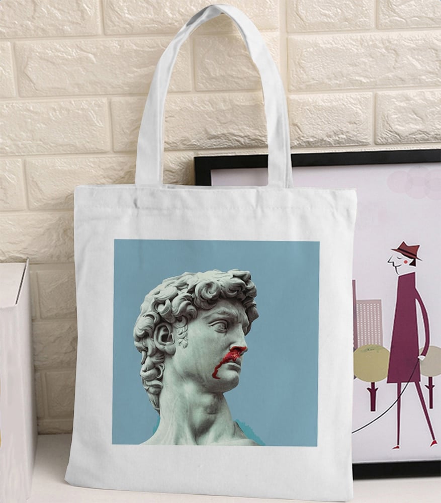 Van Gogh Print Canvas Tote Bag