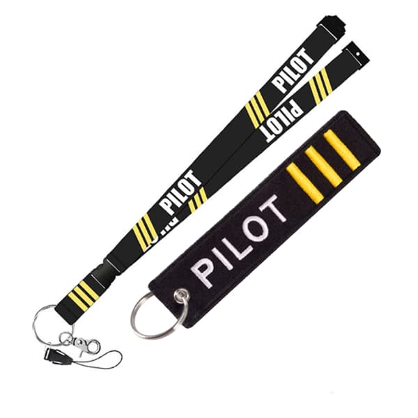 Pilot-Theme Cloth Lanyard