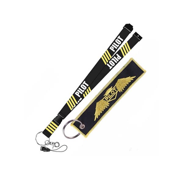 Pilot-Theme Cloth Lanyard