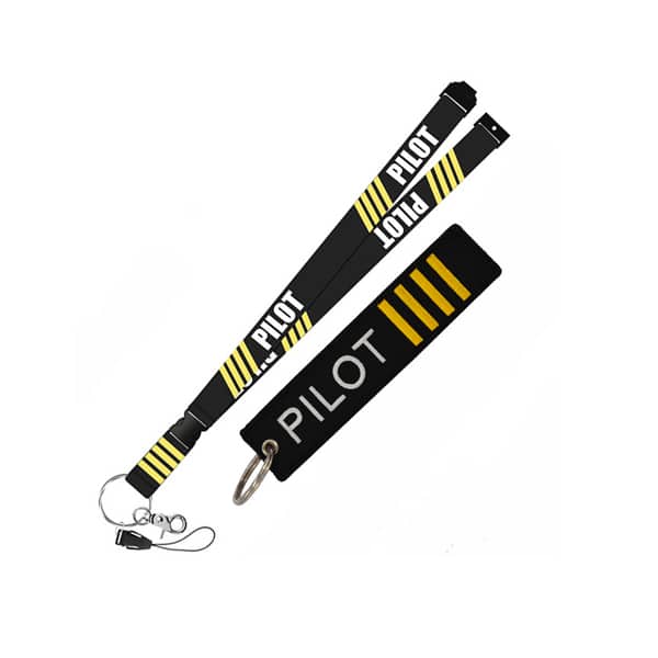 Pilot-Theme Cloth Lanyard