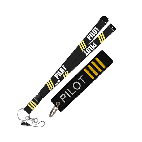 Pilot-Theme Cloth Lanyard