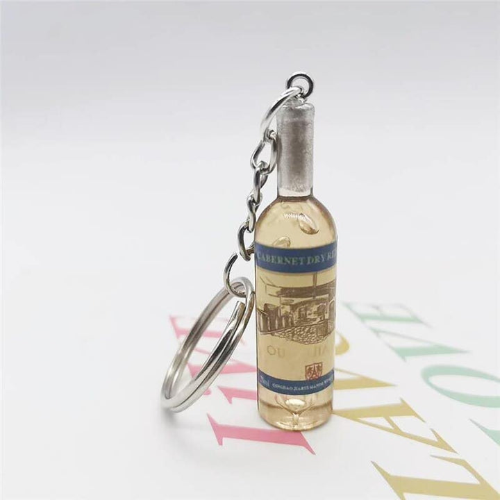 Wine Bottle Key Chain