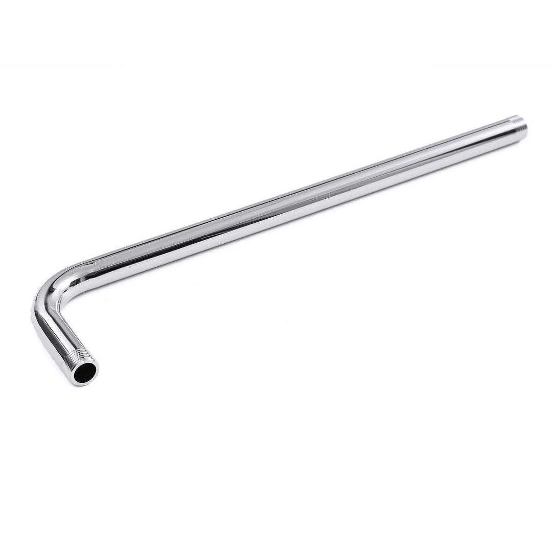 475mm Long Shower Arm Bottom Entry Wall Mounted Shower Head Extension With Copper Base