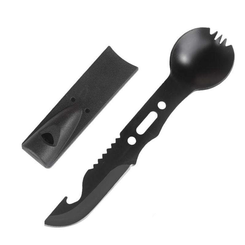 Multifunctional Camping Spoon Fork Cutter