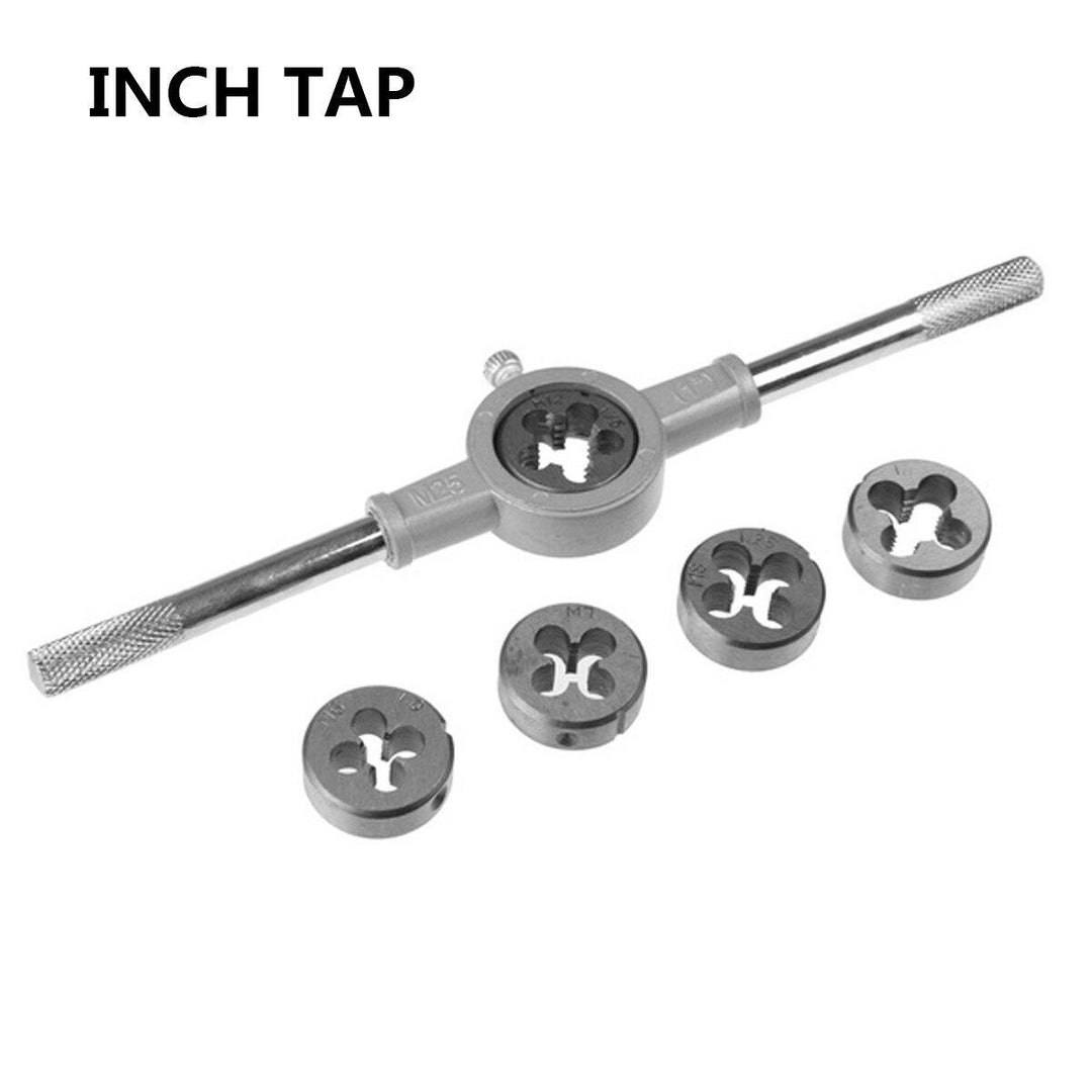 20Pcs M3-M12 Screw Thread Metric Plugs Taps Tap Wrench Die Wrench Set