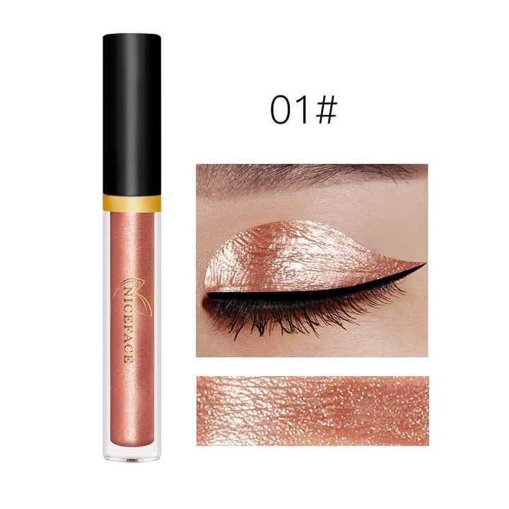 17 Colors Liquid Eye Shadow Diamond Shimmer Glitter Eye Highlighter Makeup Long-Lasting - MRSLM