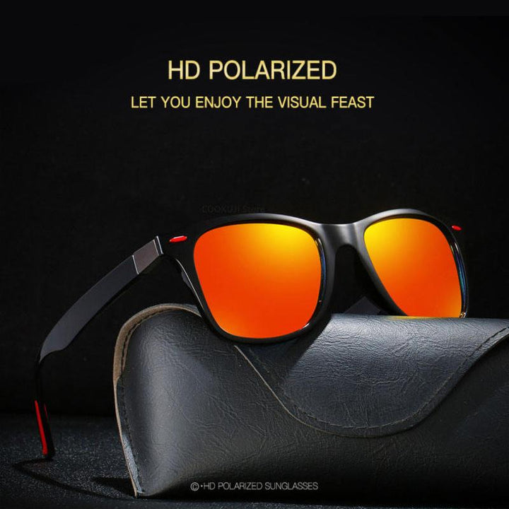 Luxury Polarized Driving Sunglasses for Men - Classic Male Eyewear for Travel & Fishing