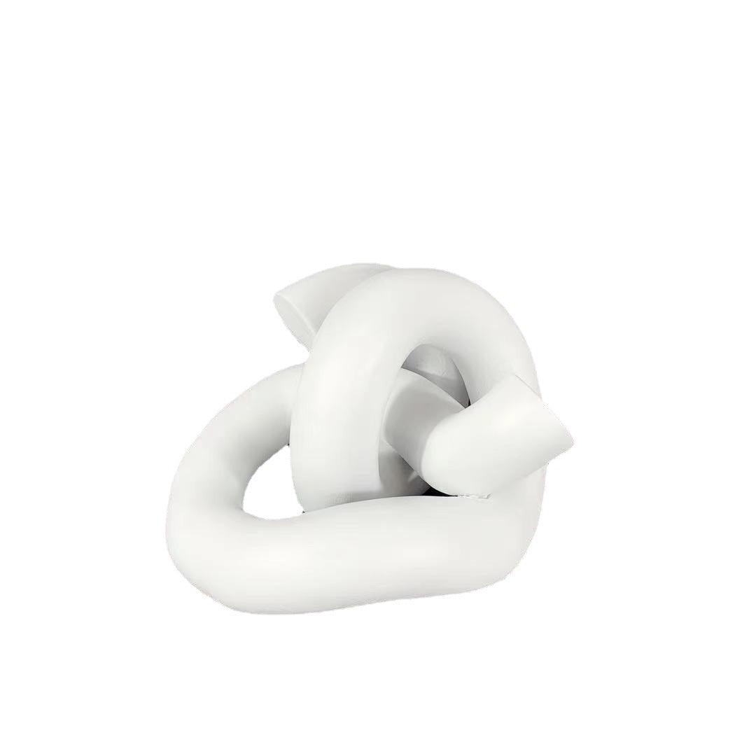 White Winding Paperweight Ornaments