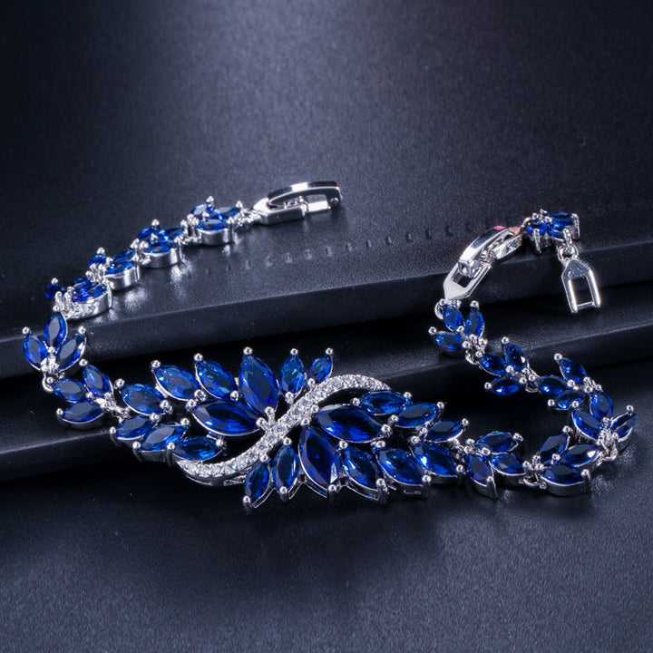 Women's Bingling Flower Zircon Bracelet Jewelry