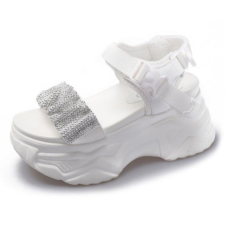 Korean Style Round Toe Muffin Comfortable Sports Casual Sandals