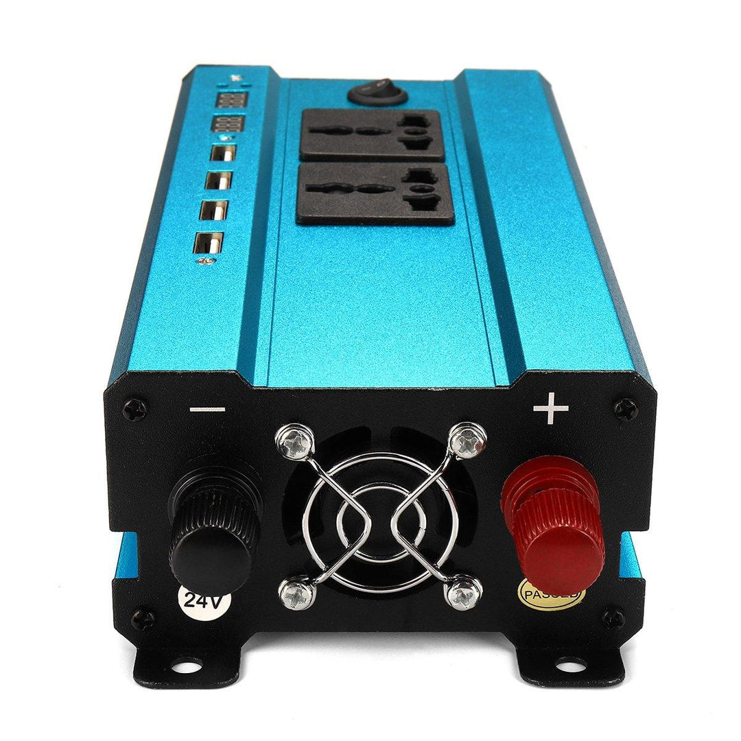 1000W/500W 4USB Interface Solar Power Inverter 12V/24V DC to 220V AC Converter Charger