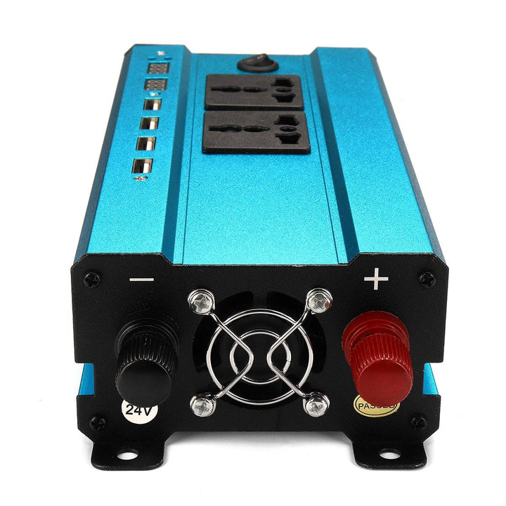 1000W/500W 4USB Interface Solar Power Inverter 12V/24V DC to 220V AC Converter Charger