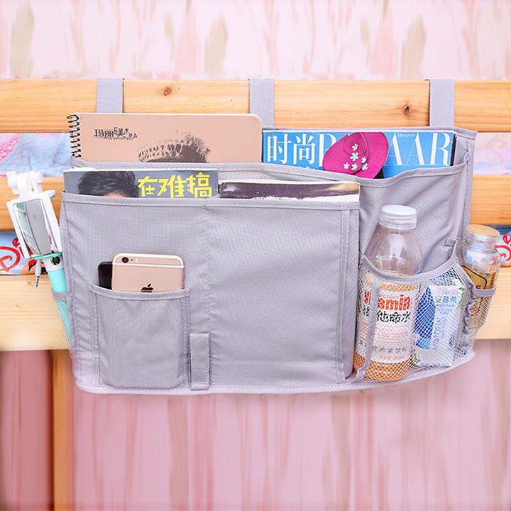 50x30cm Bedside Bag Oxford Cloth Bedroom StorageBag Sundries Arranged Sofa Bedding Accessory