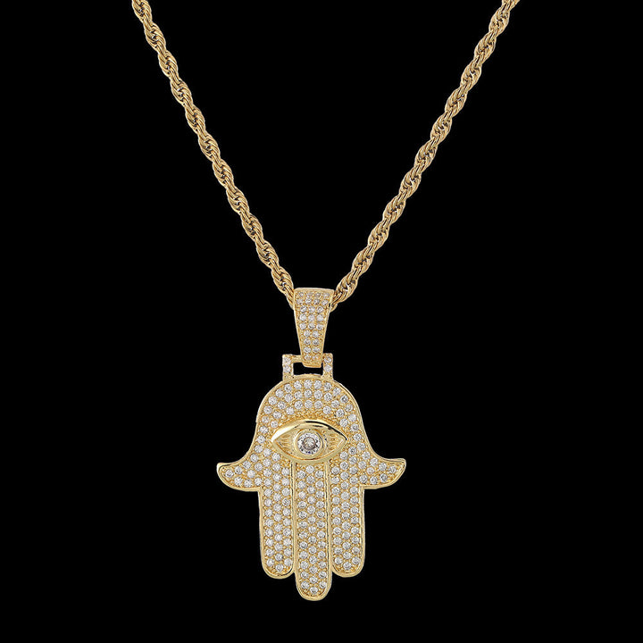 Fashion Hip Hop Necklace With Diamonds