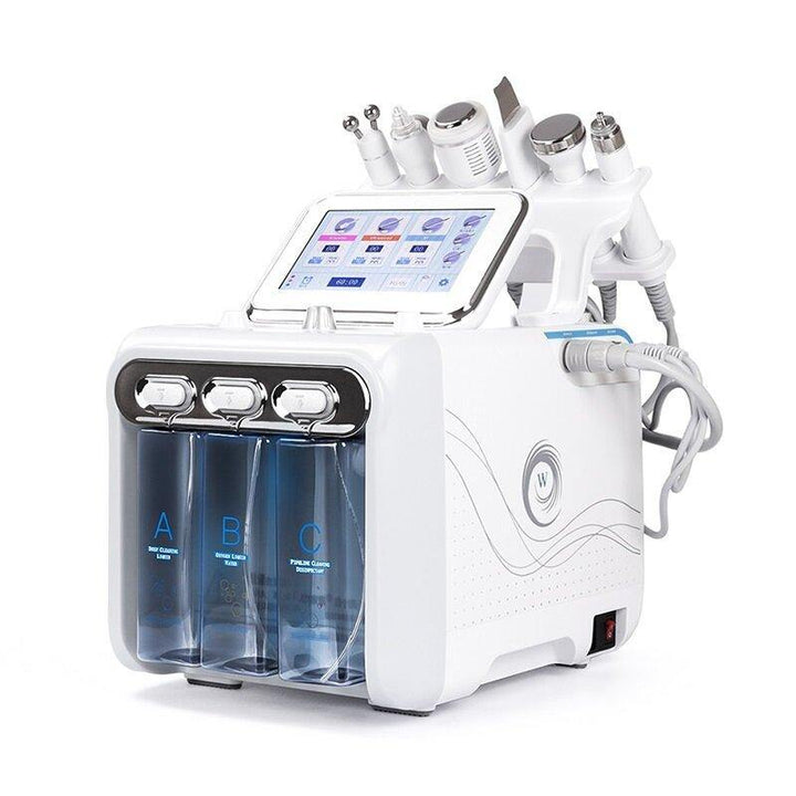 6 In 1 Oxygen Hydrogen Bubbles Water Dermabrasion Machine Deep Clean Machine Water Jet Hydro Diamond Facial Clean Dead Skin Removal Salon - MRSLM