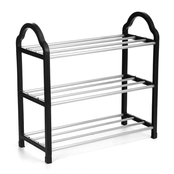 3/4 Tier Space Saving Shoe Storage Organizer Free Standing Shoe Tower Racks Shelves Shelf - MRSLM