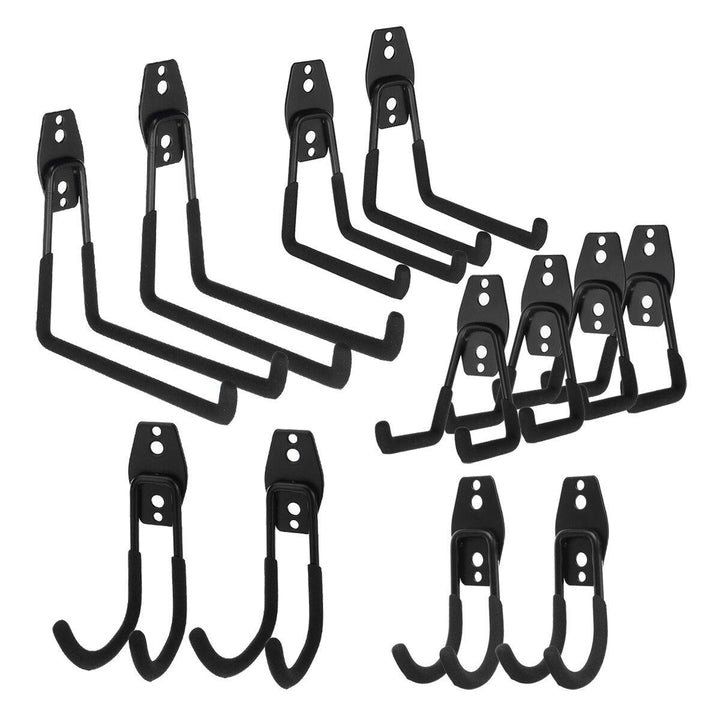 12Pcs Garage Storage Hooks & Hangers Heavy Duty Wall Mount Garage Organizer