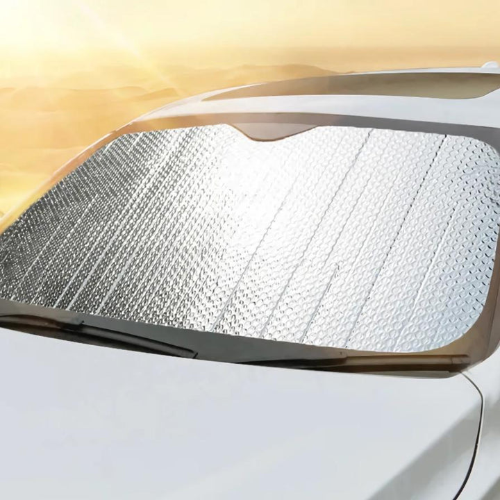 Portable Car Sun Shade Visor - Foldable UV Protector for Windshield