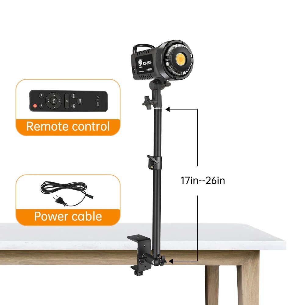 100W Daylight-Balanced LED Video Light - Perfect for Softbox, Studio, and Live Streaming