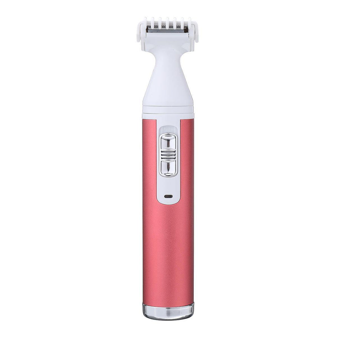 5 IN 1 Electric Shaver for Women Painless Hair Remover Set Epilator USB Rechargeable with 5 Detachable Attachments for Bikini Trimmer/Nose Hair Trimmer/Eyebrow Shaper/Body Shaver