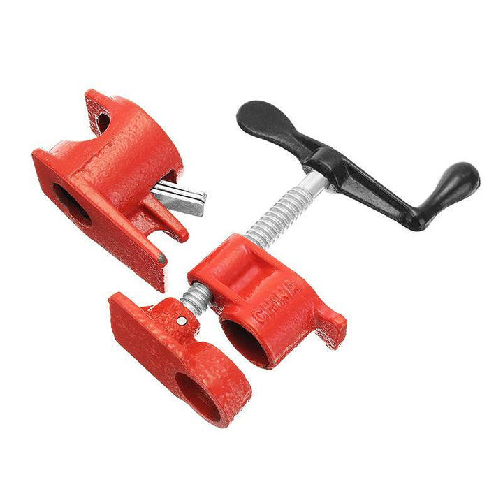 1/2inch Wood Gluing Pipe Clamp Set Heavy Duty Profesional Wood Working Cast Iron Carpenter's Clamp