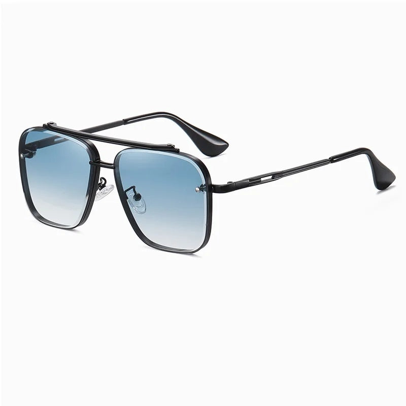 Luxury Gradient Pilot Sunglasses for Men