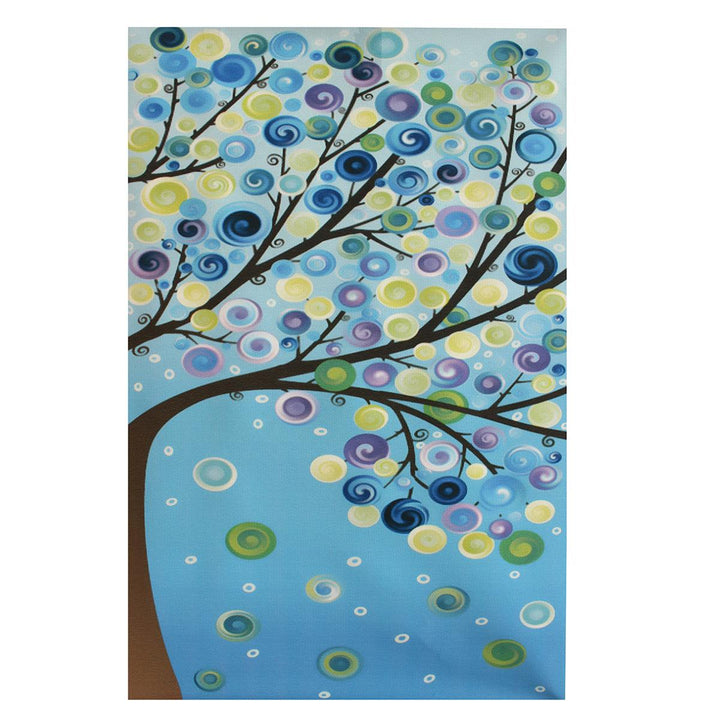 4pcs Canvas Wall Art Painting 40*60cm Hanging Pictures Season Trees Living Hall Decoration Supplies no Frame